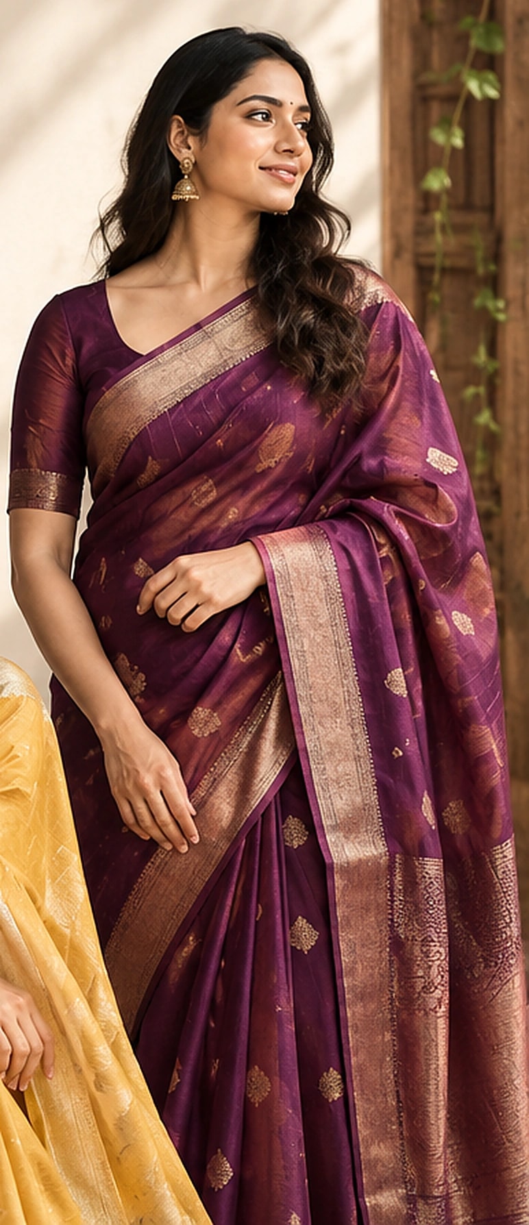 Royal Purple Handloom Saree (coming soon)